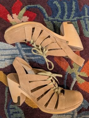 Latigo Anthropology Cali Leather Clog Heels